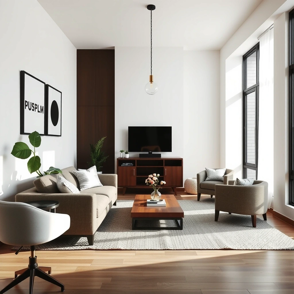 Pristine living room